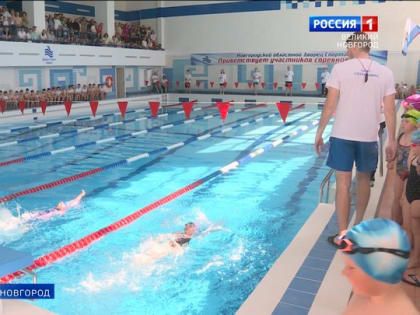 В Великом Новгороде прошли соревнования по плаванию среди спортивных групп Дворца спорта "Химик"