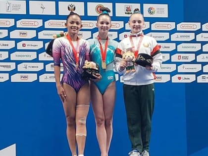 Новгородка Мария Агафонова выиграла золото в упражнениях на бревне на Играх БРИКС