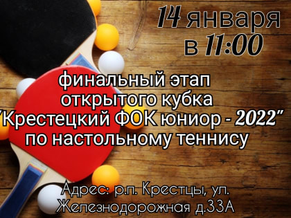 Финальный этап открытого кубка «Крестецкий ФОК юниор – 2022»