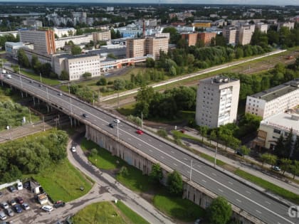 Путепровод по проспекту Александра Корсунова в Великом Новгороде