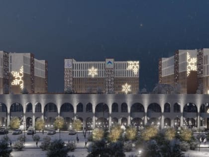 Новгородцам показали, как будет выглядеть зимой будущий университетский кампус