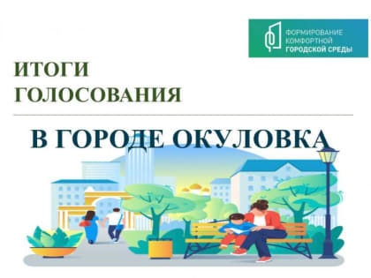 Итоги голосования за объекты благоустройства