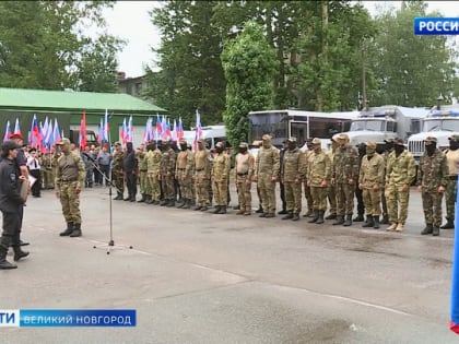 В Великий Новгород вернулись бойцы регионального управления Росгвардии, принимавшие участие в специальной военной операции на Украине