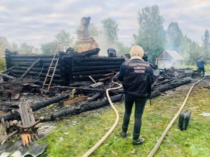 На пожаре в Маловишерском районе погиб человек