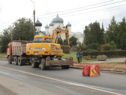 Ремонт улицы Великой в Великом Новгороде могут закончить досрочно