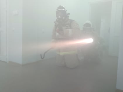 Учения МЧС в психоневрологическом интернате «Оксочи»