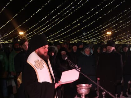 В Великом Новгороде началось празднование Рождества Христова