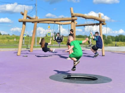 В новгородском парке «Берёзовая роща» появилась площадка для массовых мероприятий