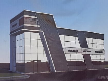 На строящемся магазине в «Ивушках» приступили к монтажу стеновых панелей