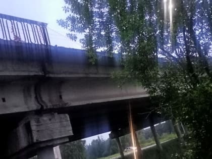 Новгородский виадук наполовину закрыли для движения пешеходов