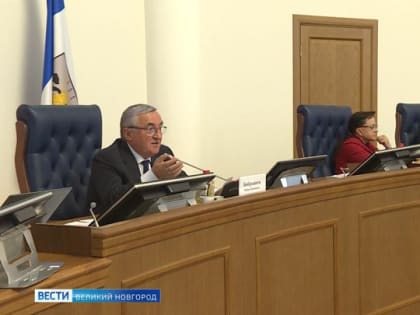 Депутаты Новгородской областной думы собрались на очередное заседание