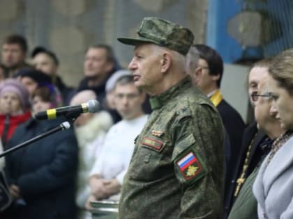 Боровичане проводили мобилизованных земляков