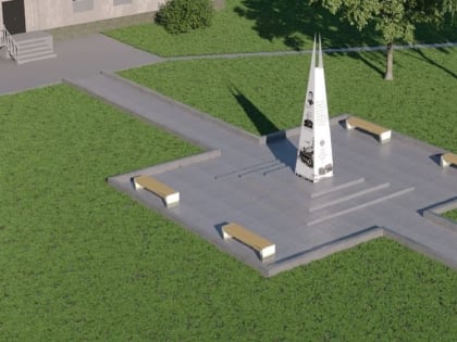 В Ермолино открыли стелу в память о подвиге четырёх танкистов