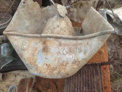 Поисковики нашли в Старорусском районе котелок с надписью «Ковшова»