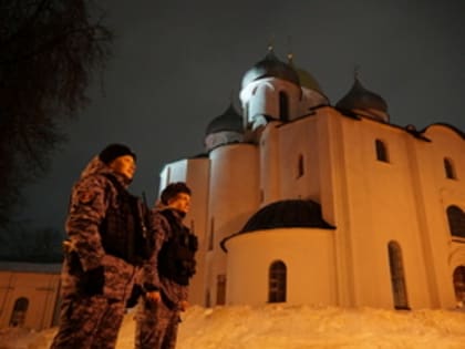 Новгородские росгвардейцы обеспечили общественный порядок и безопасность во время празднования Крещения Господня