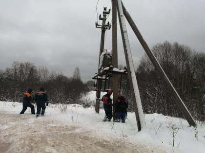 В Новгородской области без света остаются 68 населенных пунктов