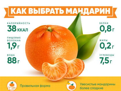 Советы по выбору мандаринов