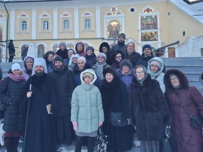 Новгородские сёстры милосердия и добровольцы посетили Псково-Печерский монастырь [ВИДЕО]