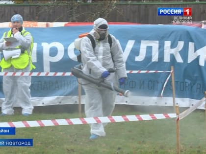 В селе Бронница Новгородского района прошли учения по ликвидации условного очага птичьего гриппа