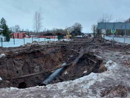 Капремонт водовода на Юрьевском шоссе обеспечит бесперебойную подачу воды половине города