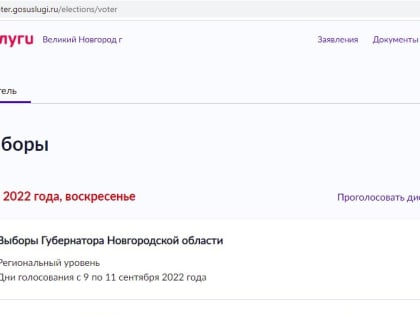 На госуслугах открыли приём заявлений для участия в электронном голосовании