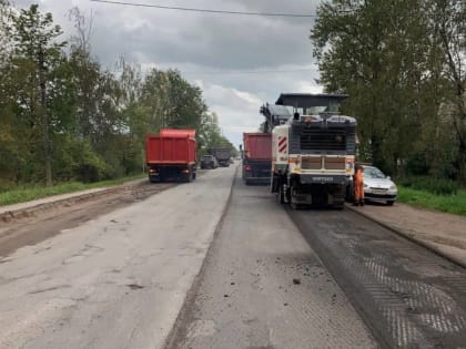 Подрядчик восстанавливает участки дороги Москва – Санкт-Петербург – Чудово