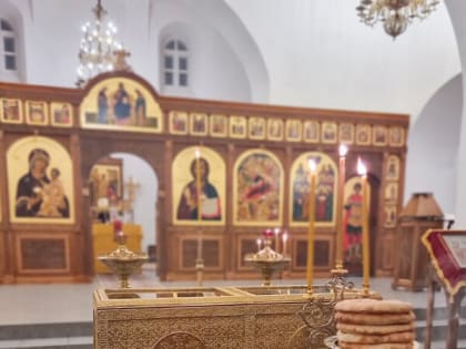 В день памяти святителя Феоктиста в Свято-Юрьевом монастыре были совершены праздничные богослужения