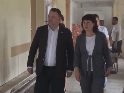 Капремонт в 31 школе Великого Новгорода продолжается