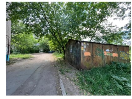 Разыскивается владелец металлического сооружения на улице Космонавтов территория около дома № 26