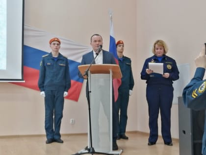 Священник Дмитрий Квачантирадзе принял участие в собрании «Всероссийского студенческого корпуса спасателей»