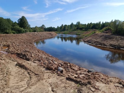 Завершение работ по расчистке рек в Новгородской области