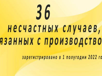 С начала года на Новгородчине произошло 36 несчастных случаев на производстве