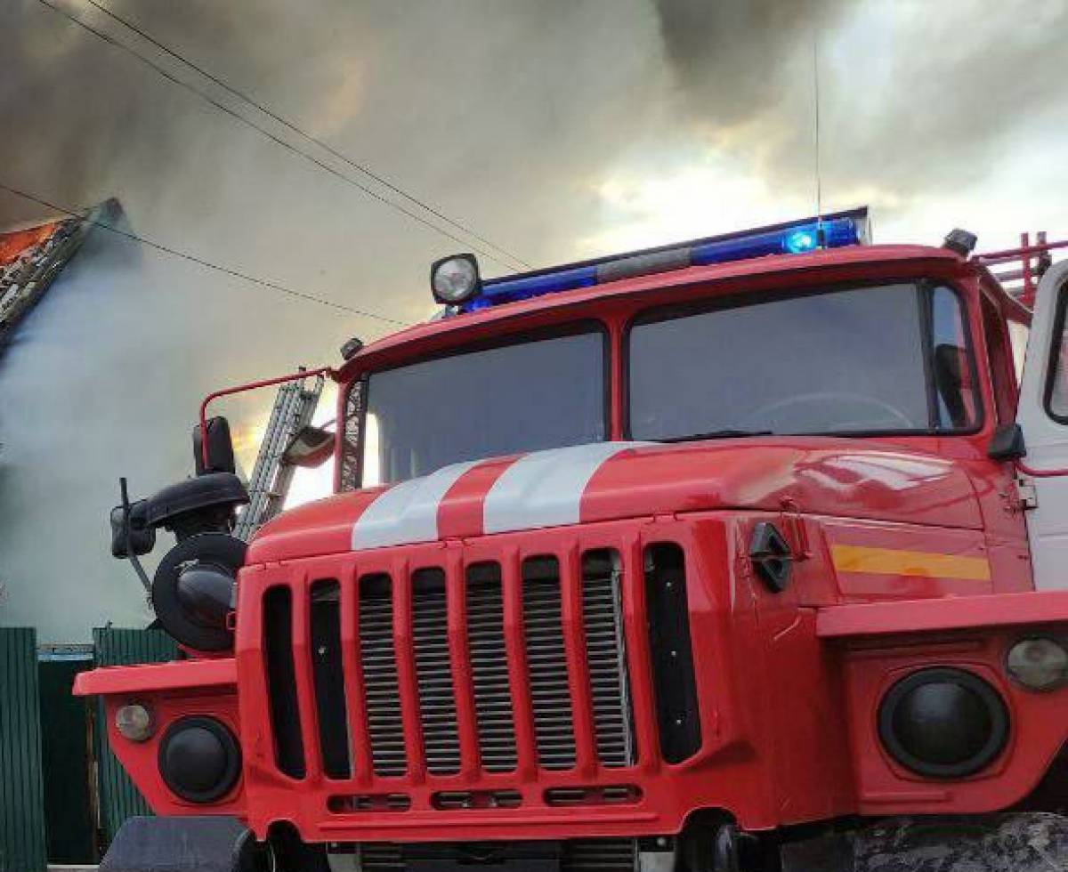 Фото пожара в деревне