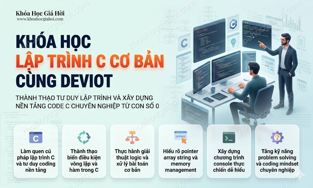 Khóa Học Lập Trình C Cơ Bản Cùng Deviot