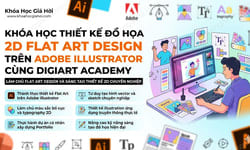 Khóa Học Thiết Kế Đồ Họa 2D : Flat Art Design Trên Adobe Illustrator Cùng Digiart Academy