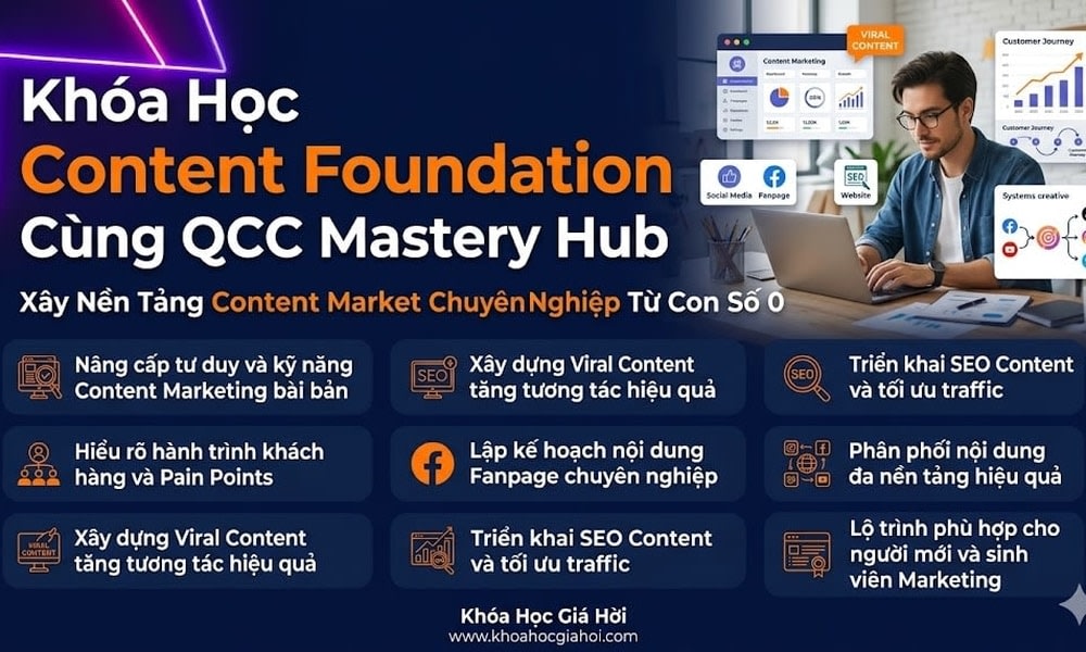 Khóa Học Content Foundation Cùng QCC Mastery Hub