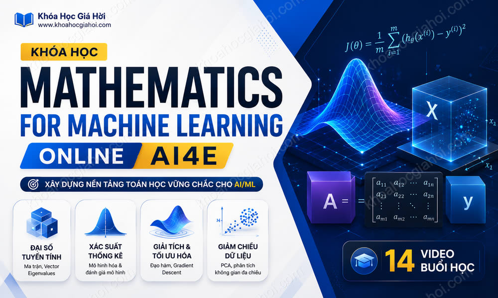 Khóa Học Mathematics For Machine Learning Online AI4e