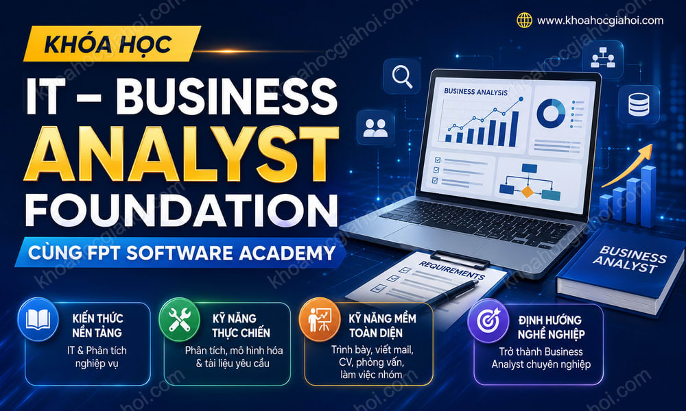 Khóa Học IT – Business Analyst Foundation Cùng Fpt Software Academy