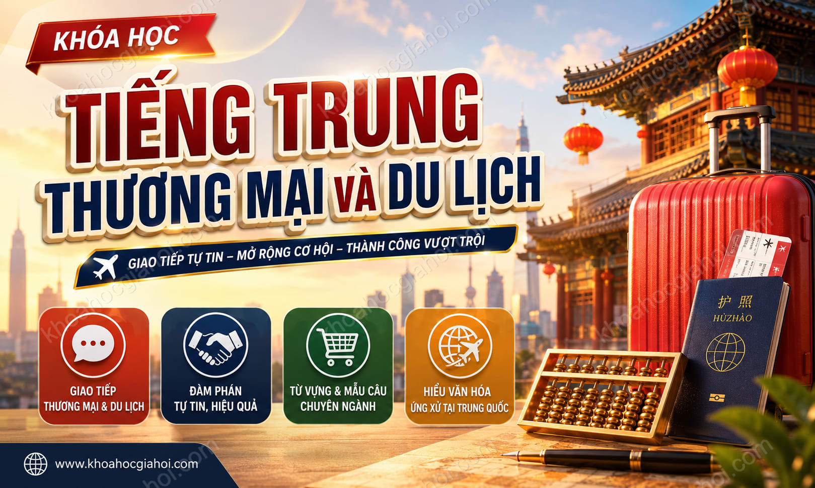 Khóa Học Tiếng Trung Thương Mại Và Du Lịch