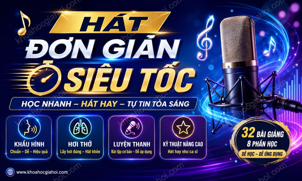 Khóa Học Hát Đơn Giản Siêu Tốc