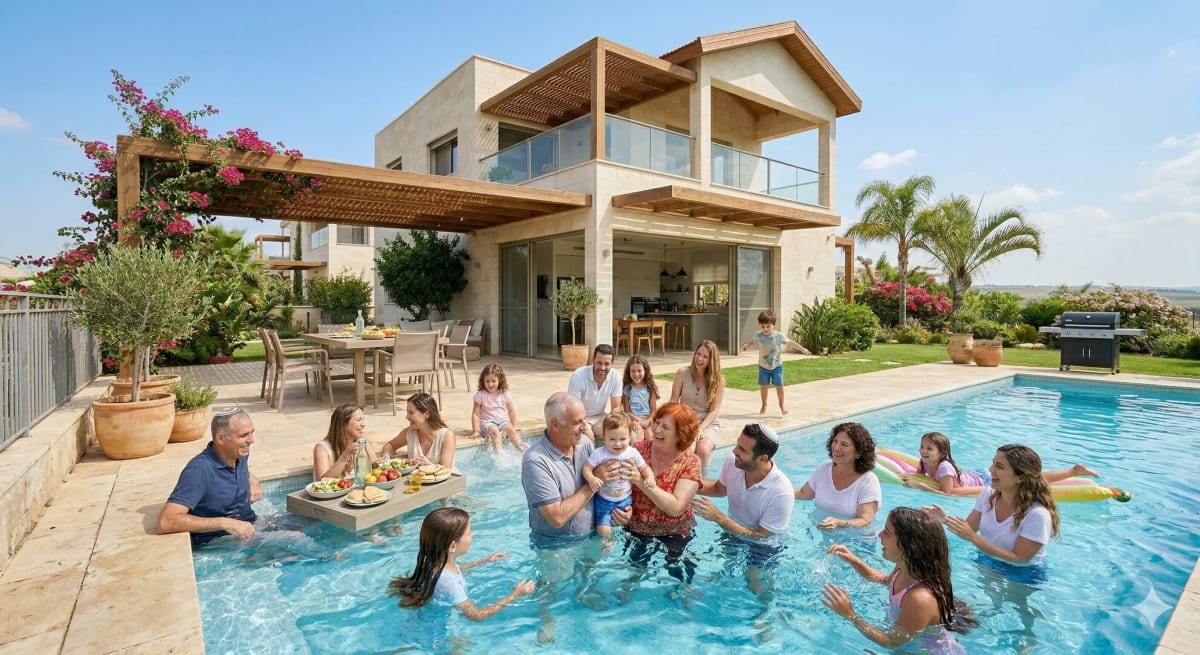 כיצד לבחור וילה מתאימה לאירועים משפחתיים?