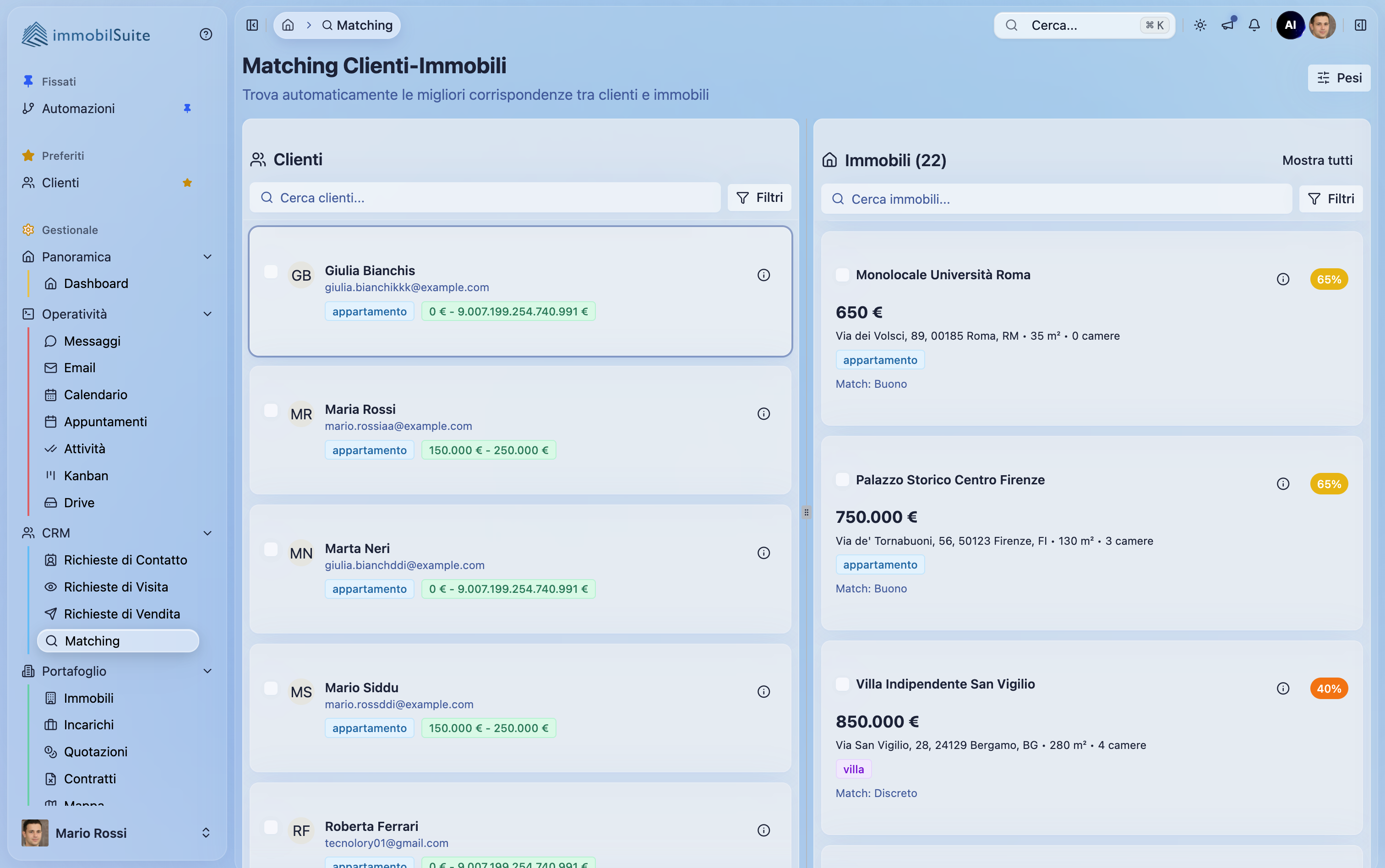 Matching ImmobilSuite