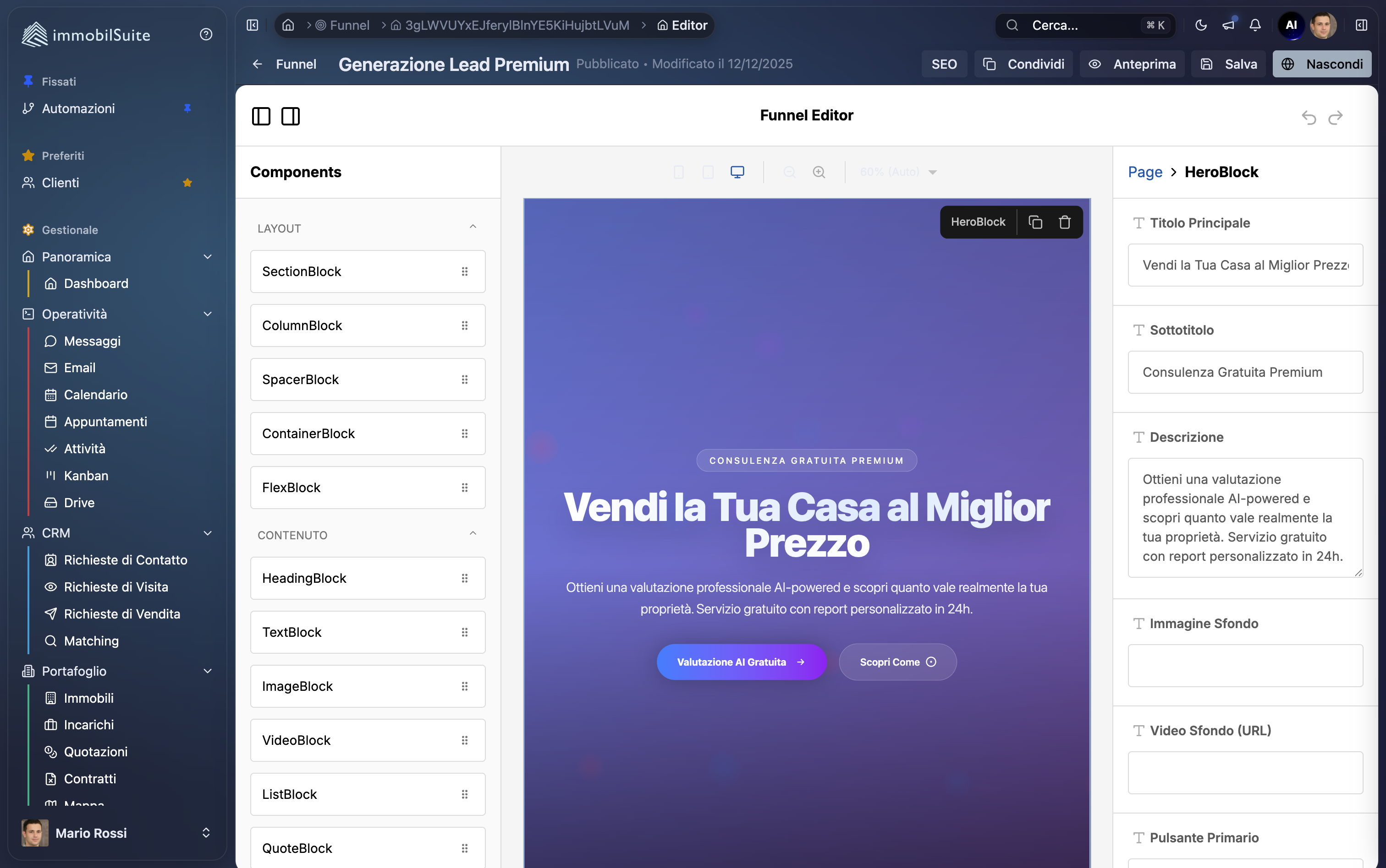 Editor funnel ImmobilSuite