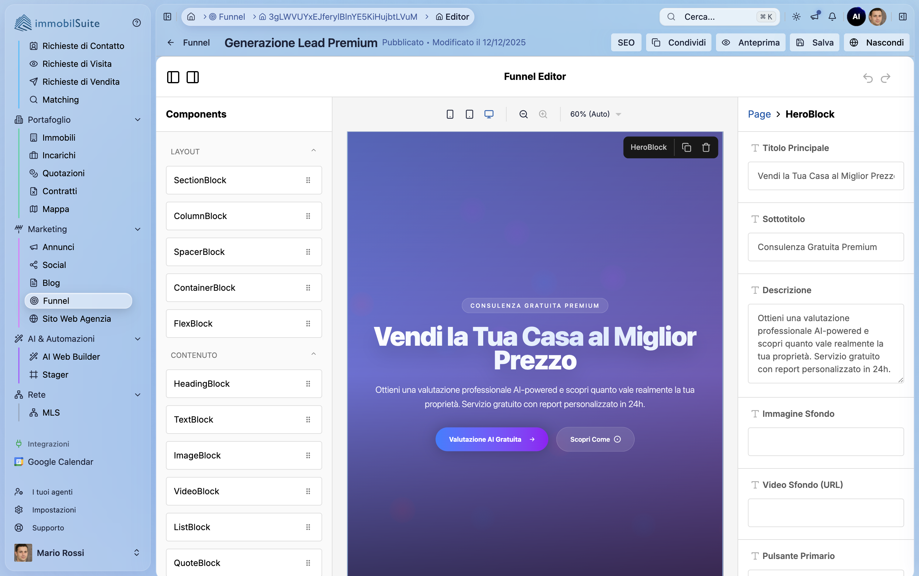 Editor funnel ImmobilSuite