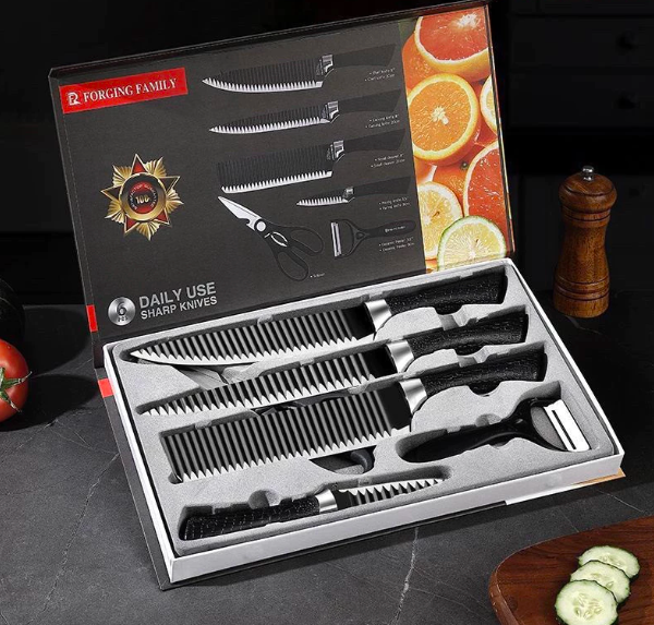 Kit Faca do Churrasqueiro - 6 Peças