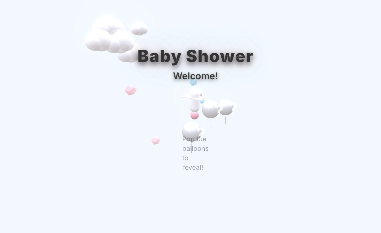 Baby Shower Rreveal - Baby Shower & New Baby Card Templates