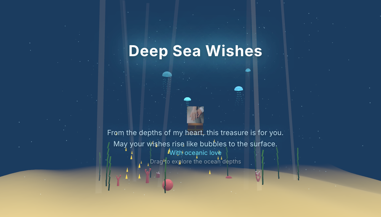 Underwater Ocean Depths - General Greeting Card Templates