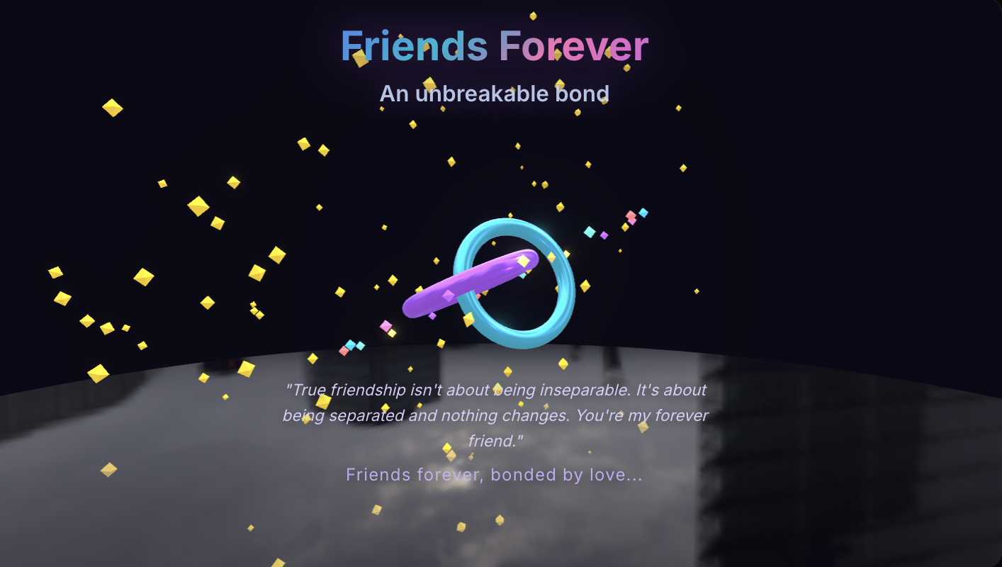 Friendship Forever - General Greeting Card Templates