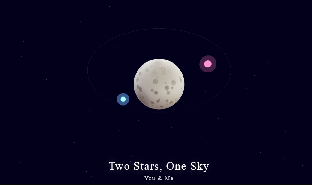 Stardust Couple - Anniversary Greeting Card Templates