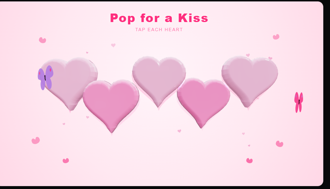 Kiss Bubble Pop - General Greeting Card Templates